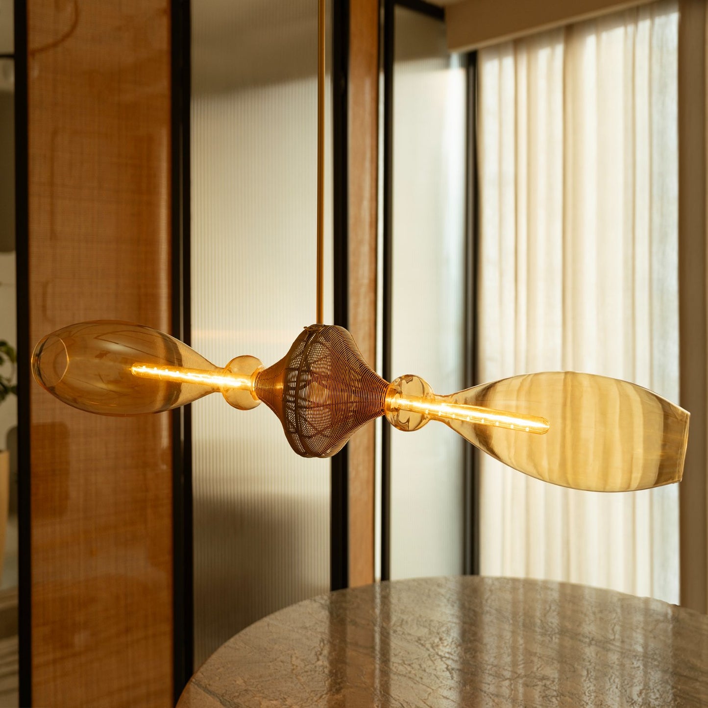 Buy Yaahvi by Nikita Bansal Alba Chandelier - Contemporary & Handcrafted Chandelier Online India
