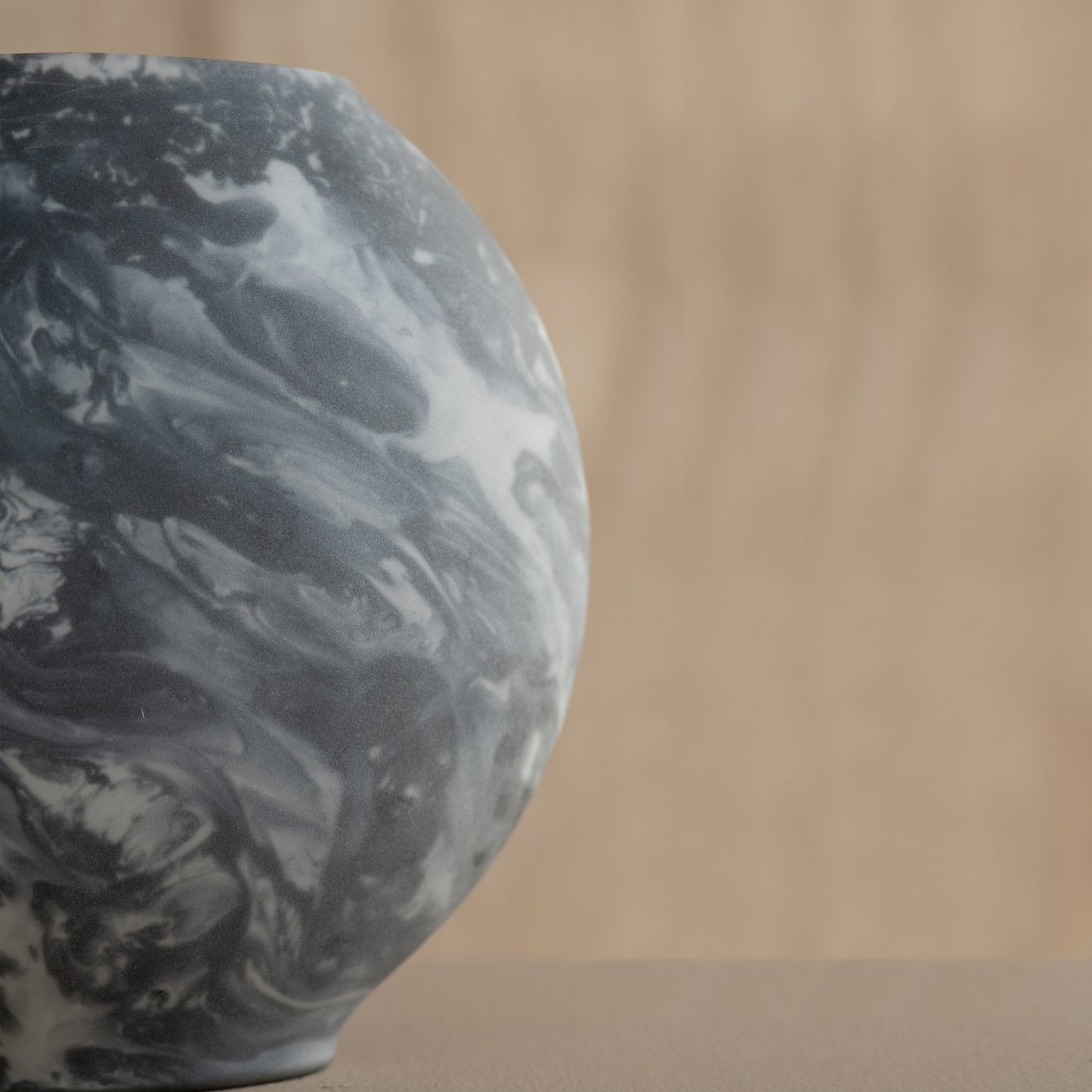 Buy Yaahvi by Nikita Bansal Bella Black Vase - Contemporary & Handcrafted Table Decor Online India