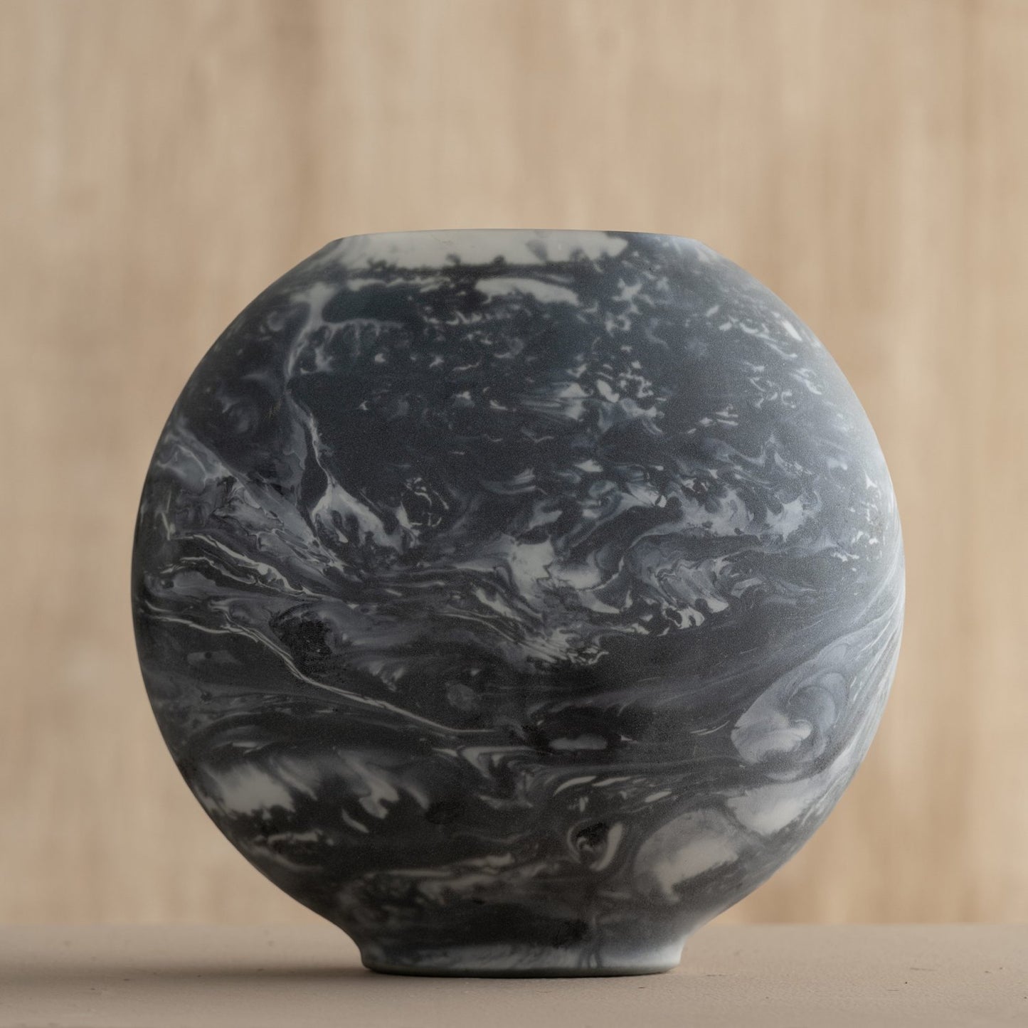 Buy Yaahvi by Nikita Bansal Bella Black Vase - Contemporary & Handcrafted Table Decor Online India