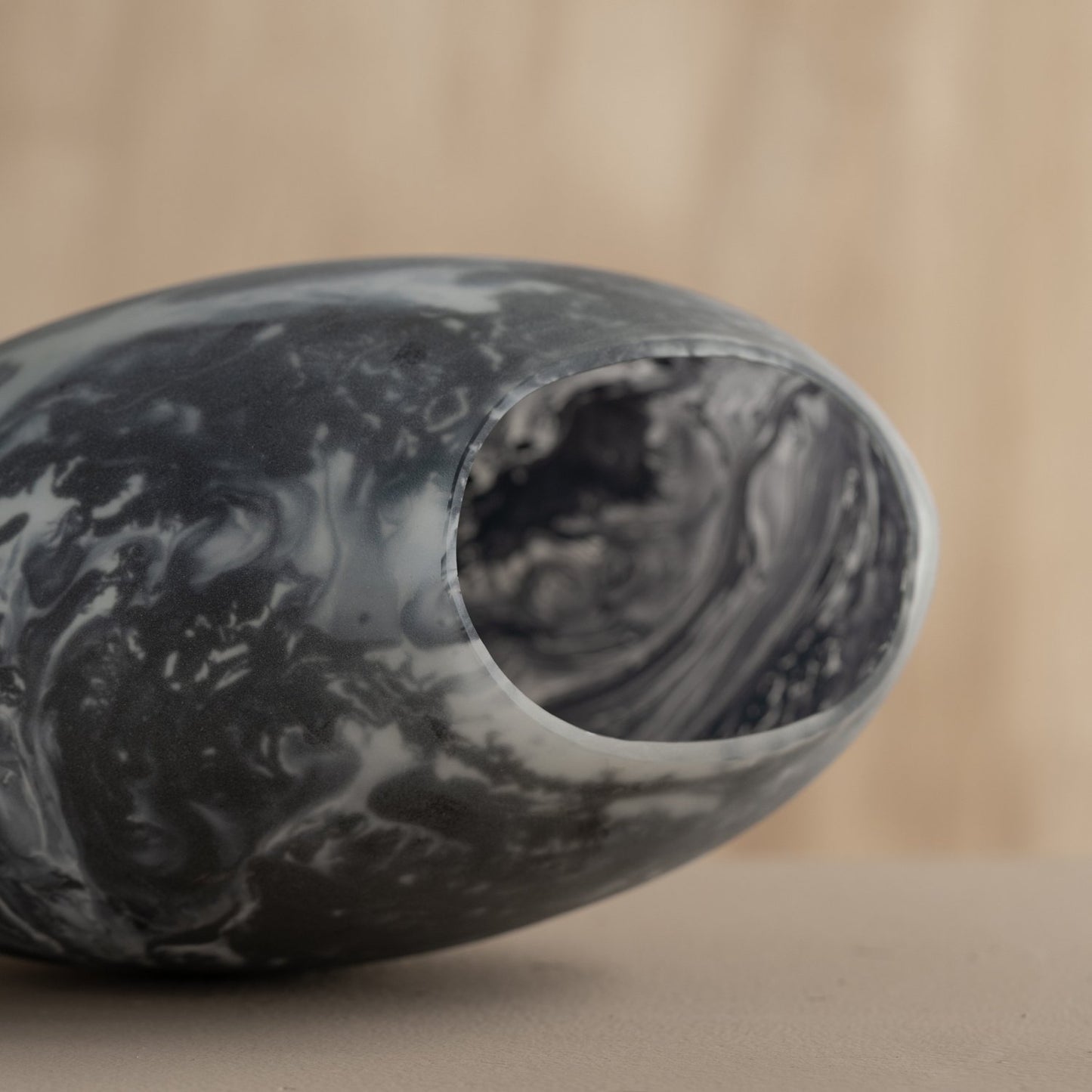 Buy Yaahvi by Nikita Bansal Bella Black Vase - Contemporary & Handcrafted Table Decor Online India