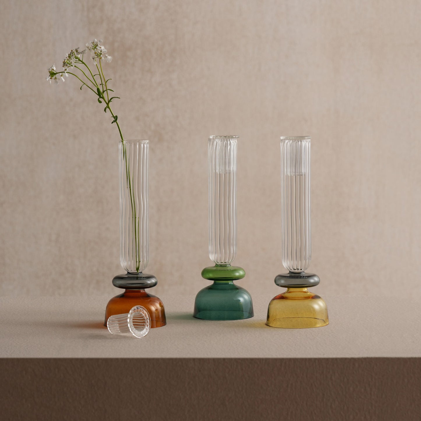 Varshini Yellow Candle Holder