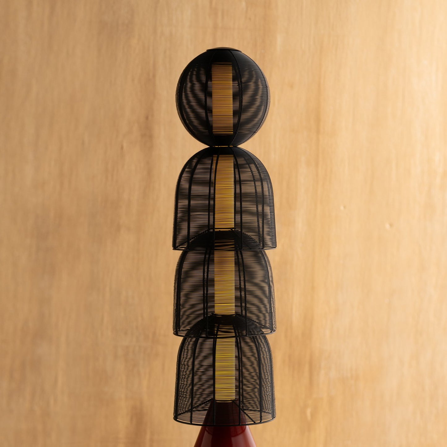 Buy Yaahvi by Nikita Bansal Totem Black Floor Lamp - Contemporary & Handcrafted Floor Lamps Online India