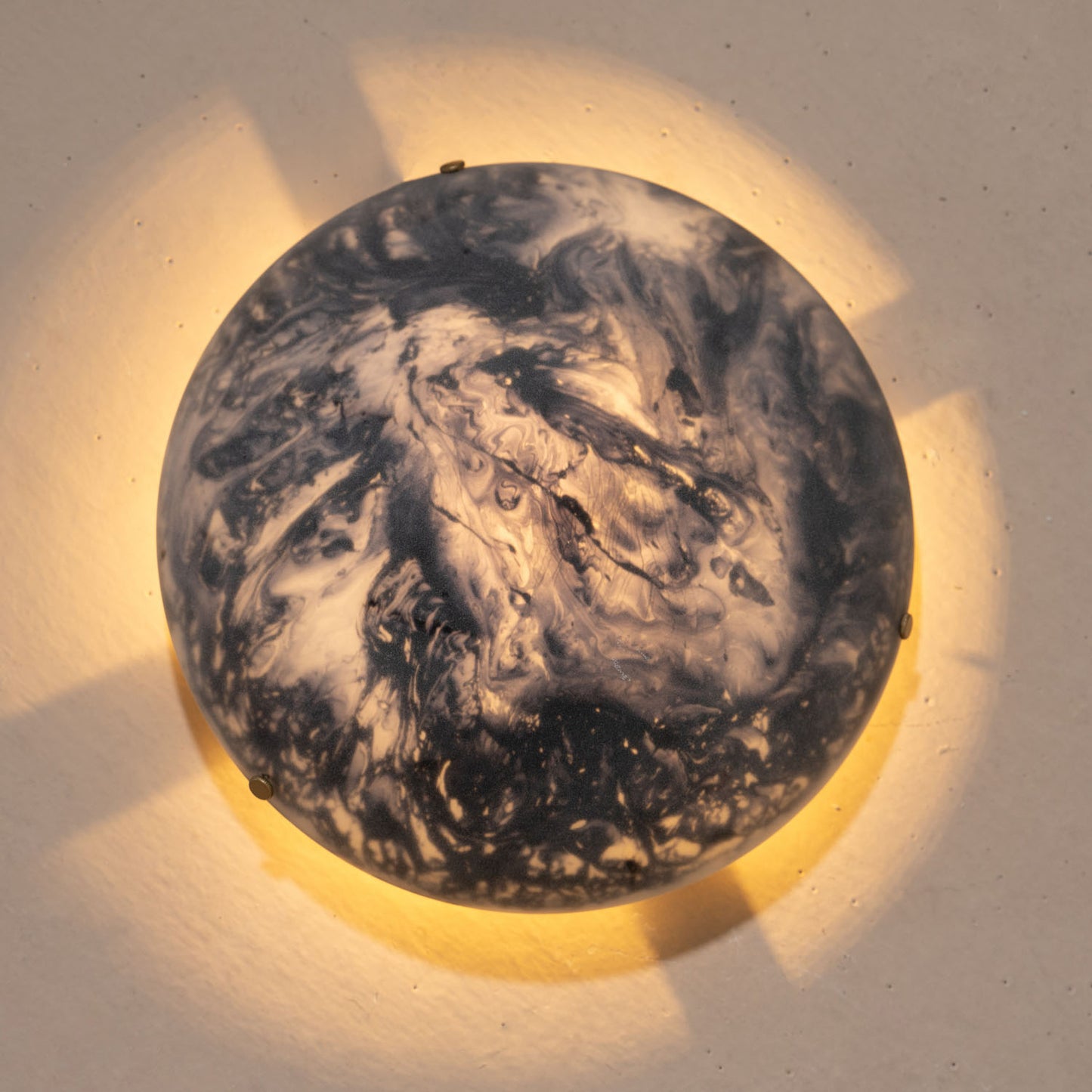 Bella Black Dome Wall Lamp