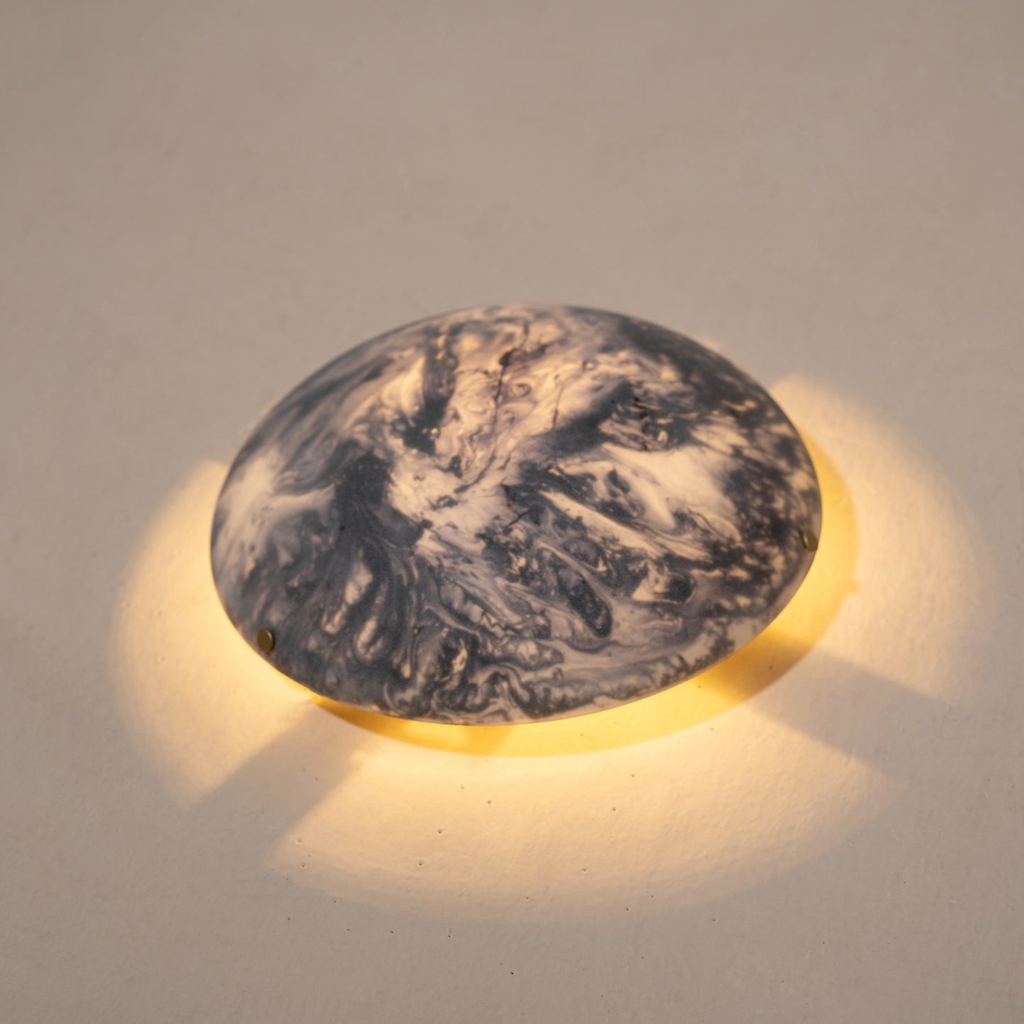 Bella Black Dome Wall Lamp