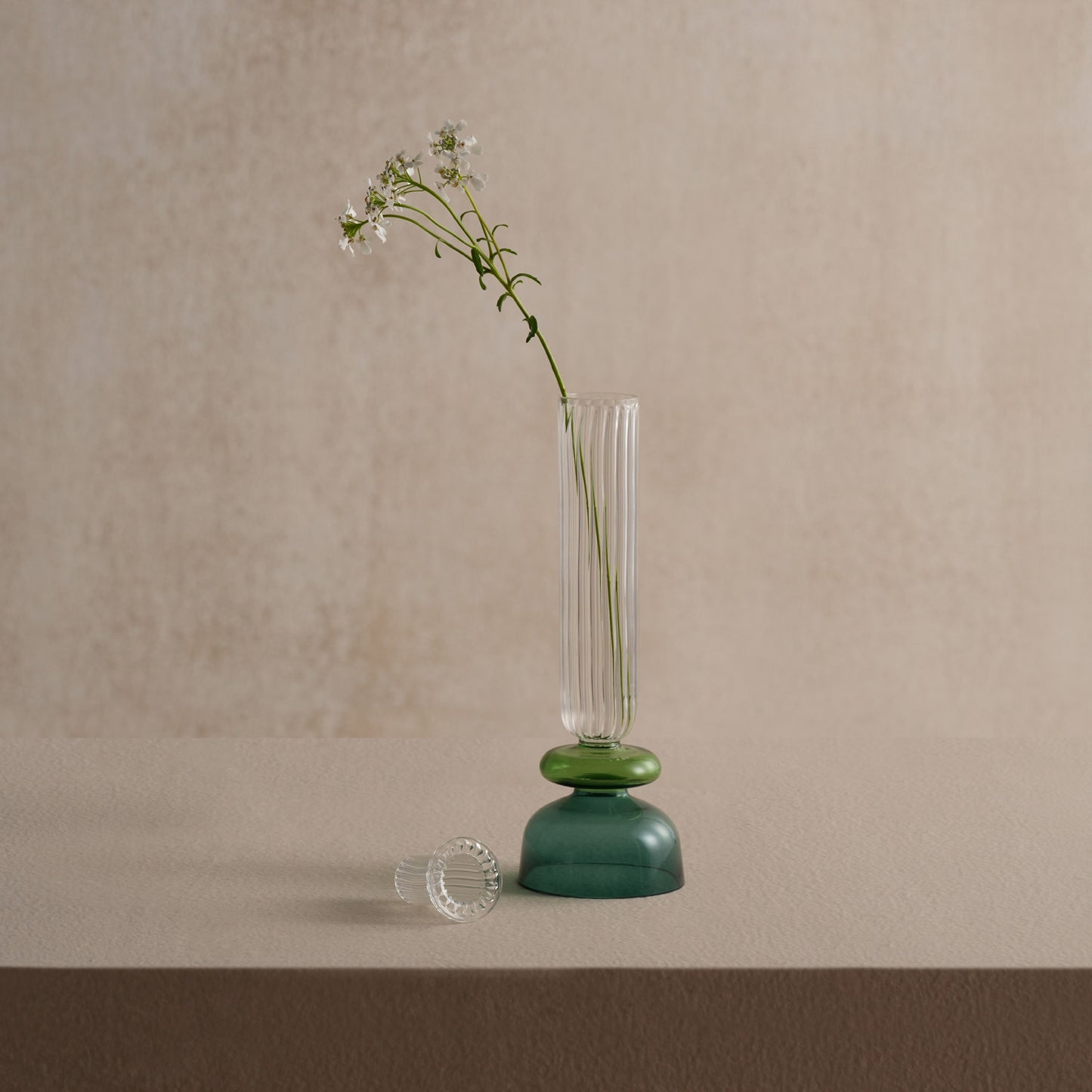 Varshini Teal Candle Holder
