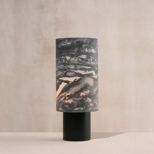 Bella Black Cylindrical Table lamp
