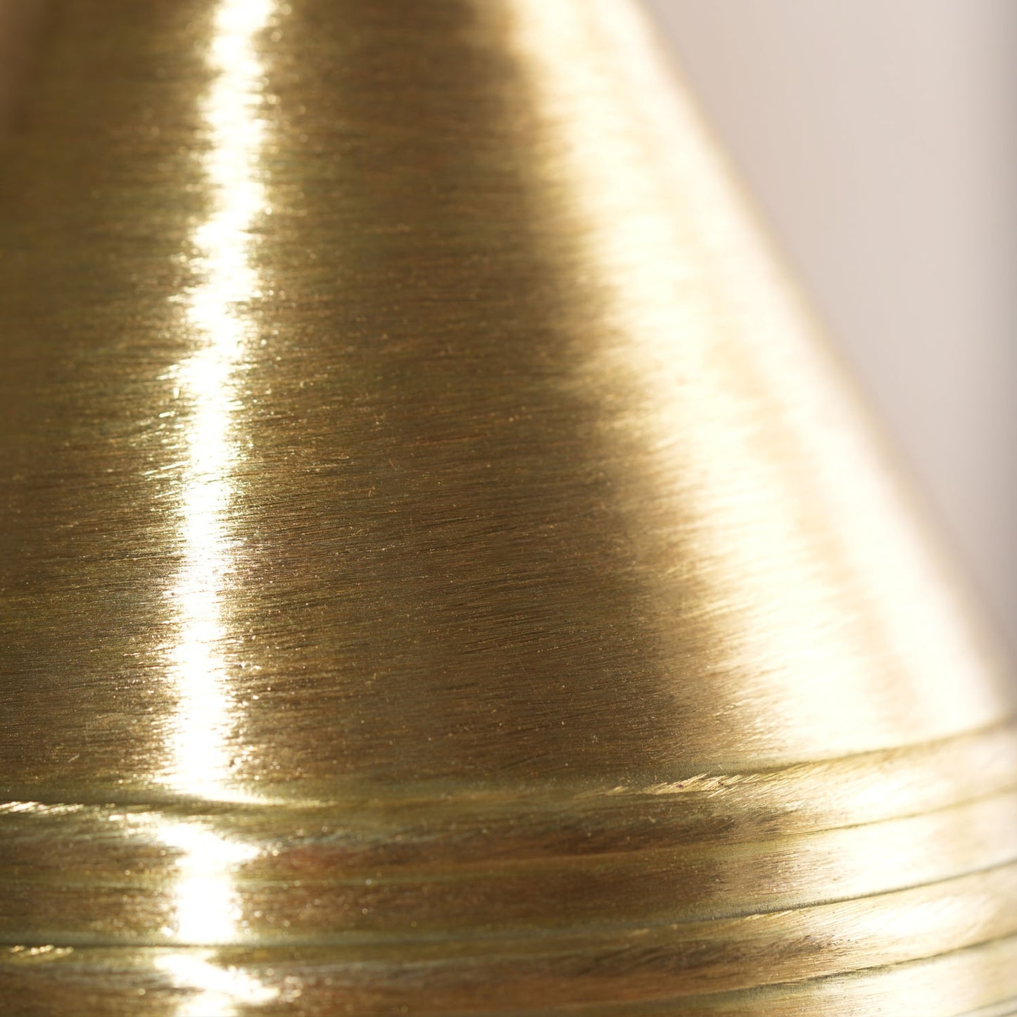 Dawn Brass Spun Hanging Lamp