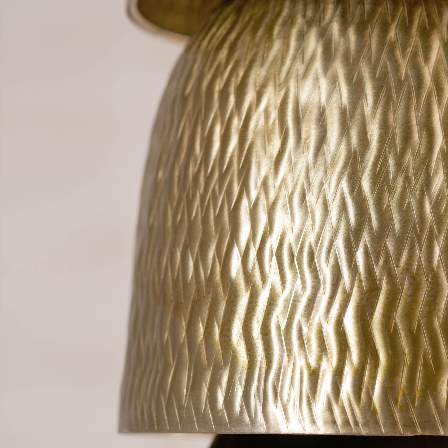 Totem Burgundy Embossed Hanging Lamp