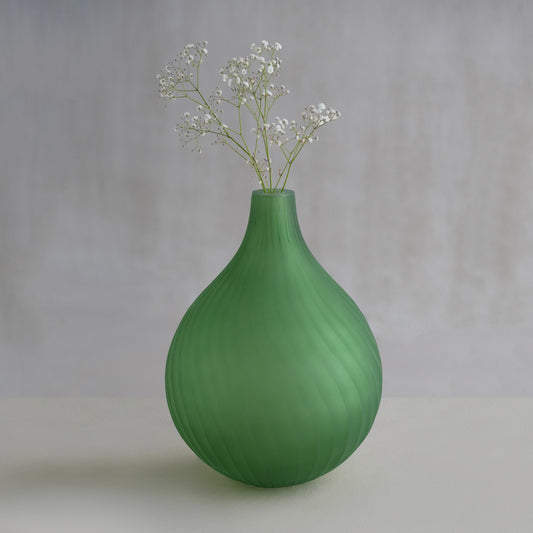 Dhara Green Vase