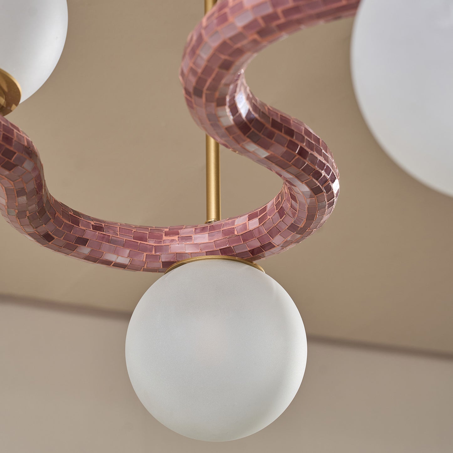 Buy Yaahvi by Nikita Bansal Reva Three Loop Chandelier - Contemporary & Handcrafted Chandelier Online India