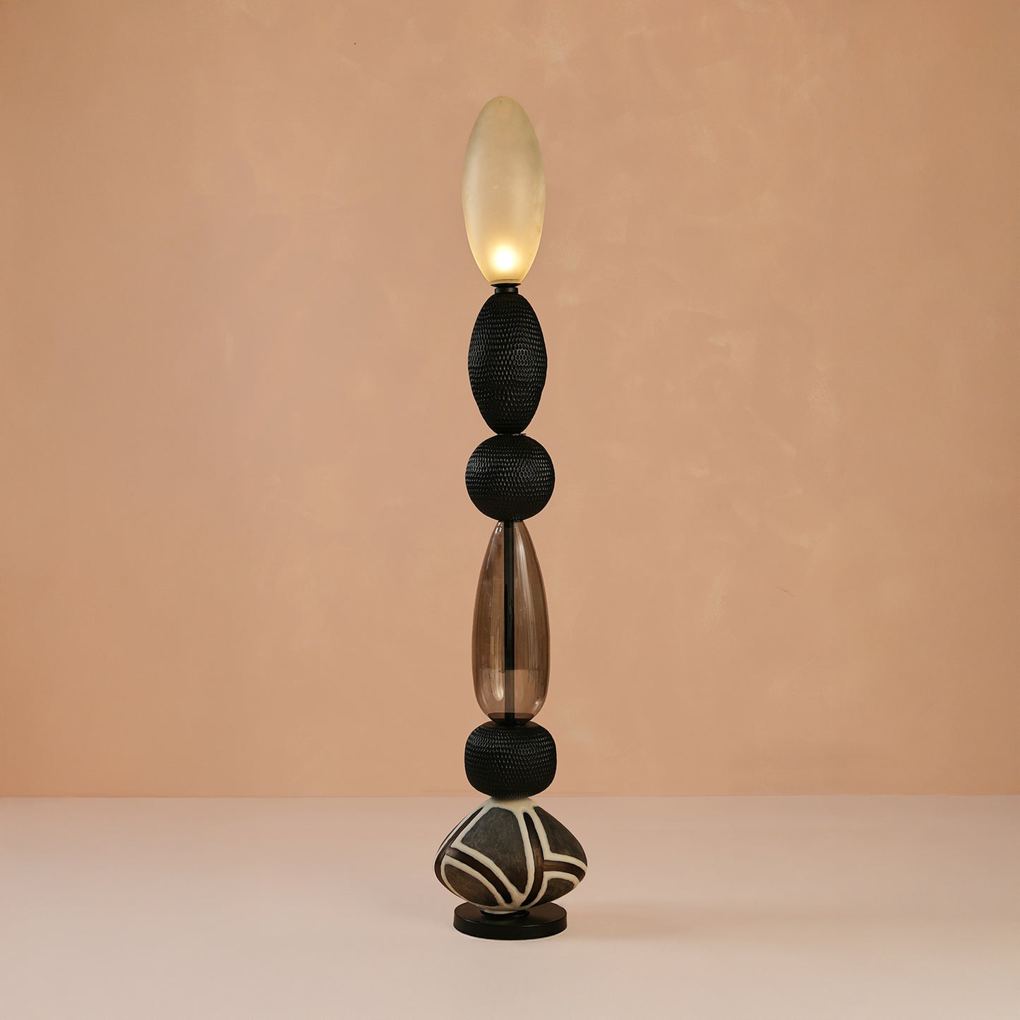 Lagori Black Floor Lamp