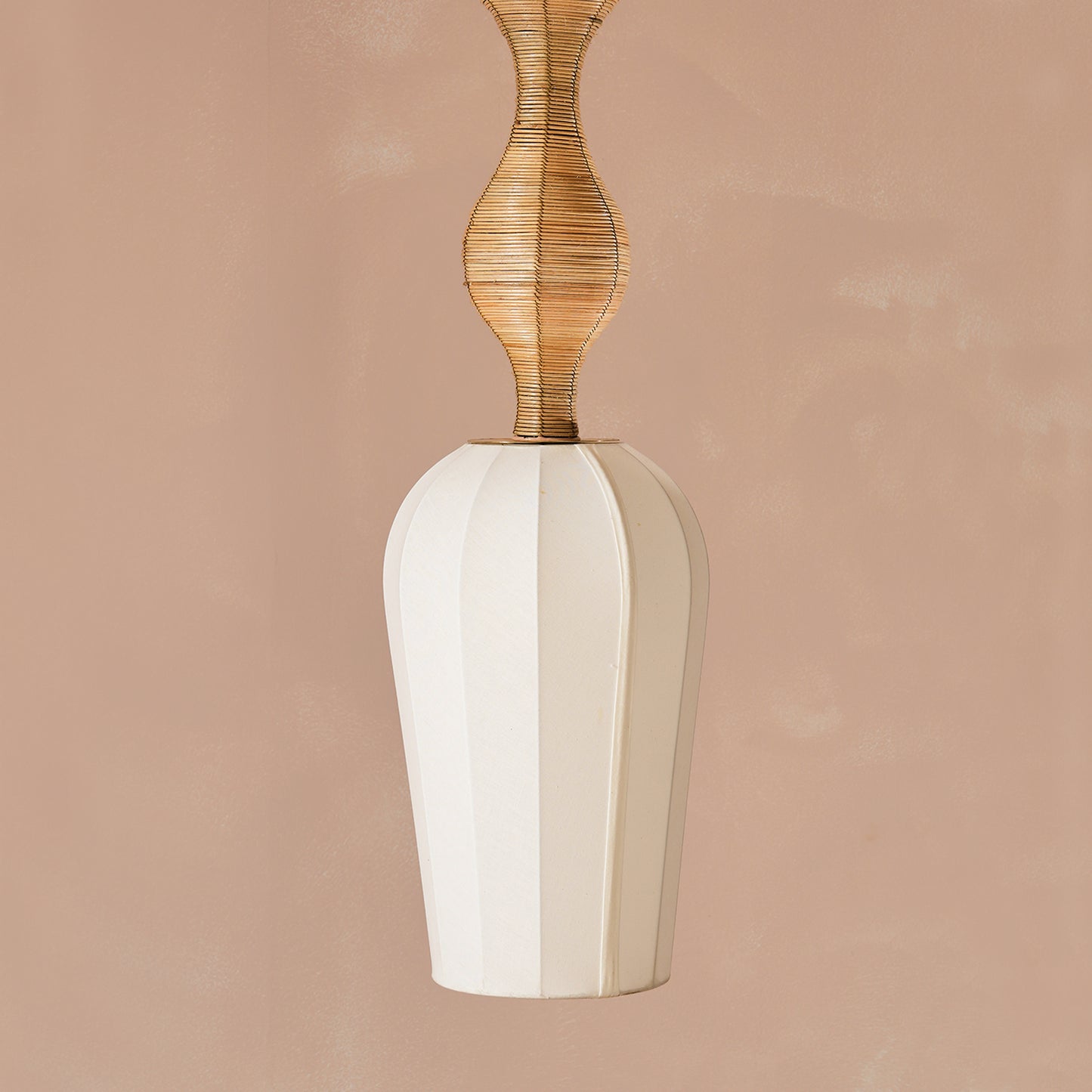 Wave Cane Hanging Lamp Large