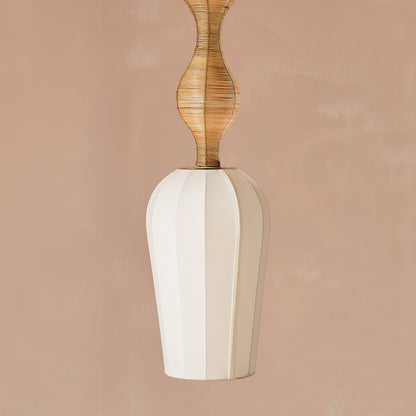 Wave Cane Hanging Lamp Large