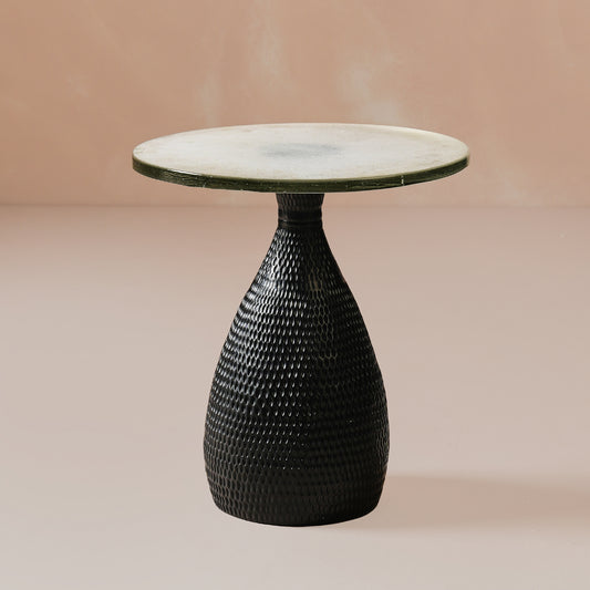 Bella Black Repoussed Table Small