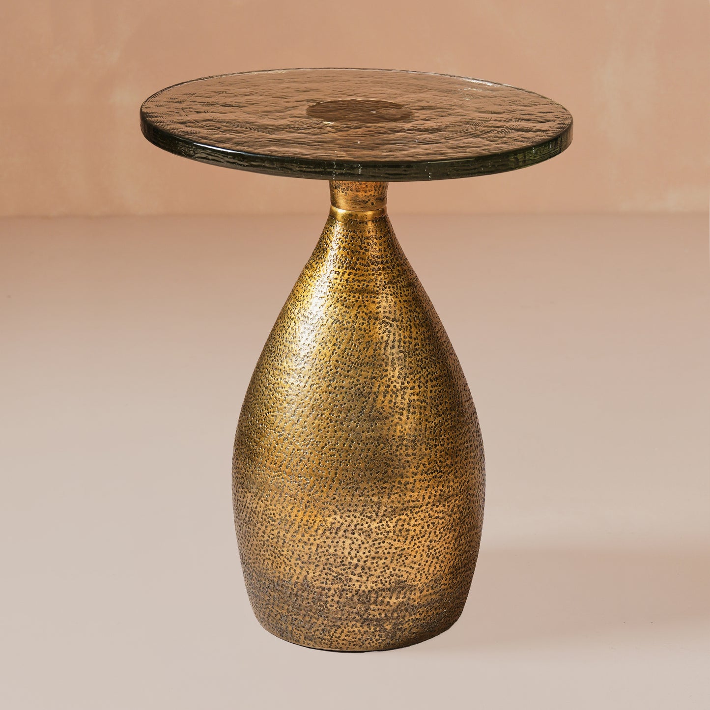 Alba Gold Hammered Table Small