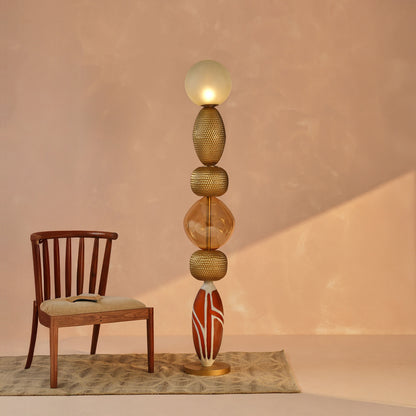 Lagori Gold Floor Lamp