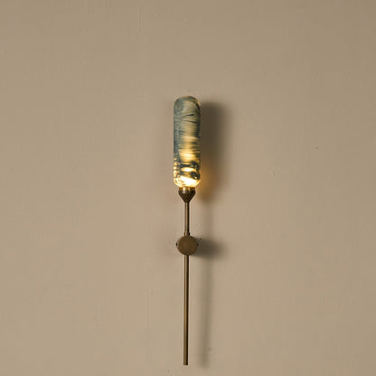 Buy Yaahvi by Nikita Bansal Kinara Oblong Outdoor Wall Lamp Gold and Green - Contemporary & Handcrafted Wall Lamps Online India