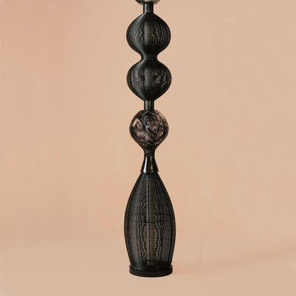 Notto Black Column Floor Lamp