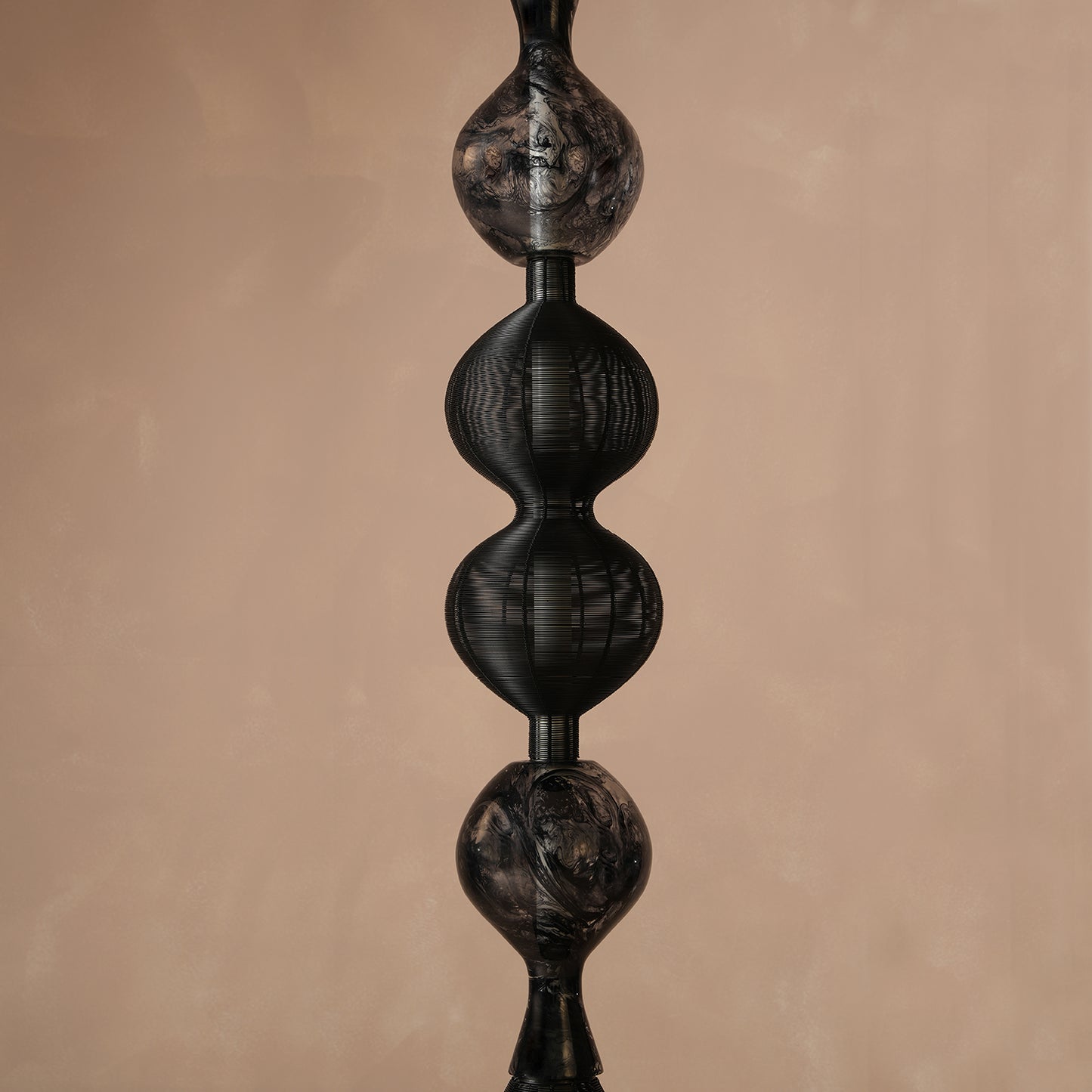 Notto Black Column Floor Lamp