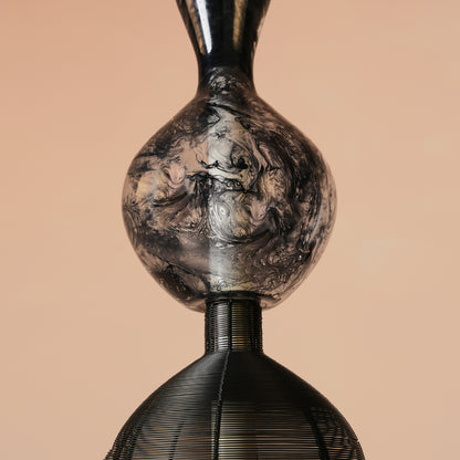 Notto Black Column Floor Lamp