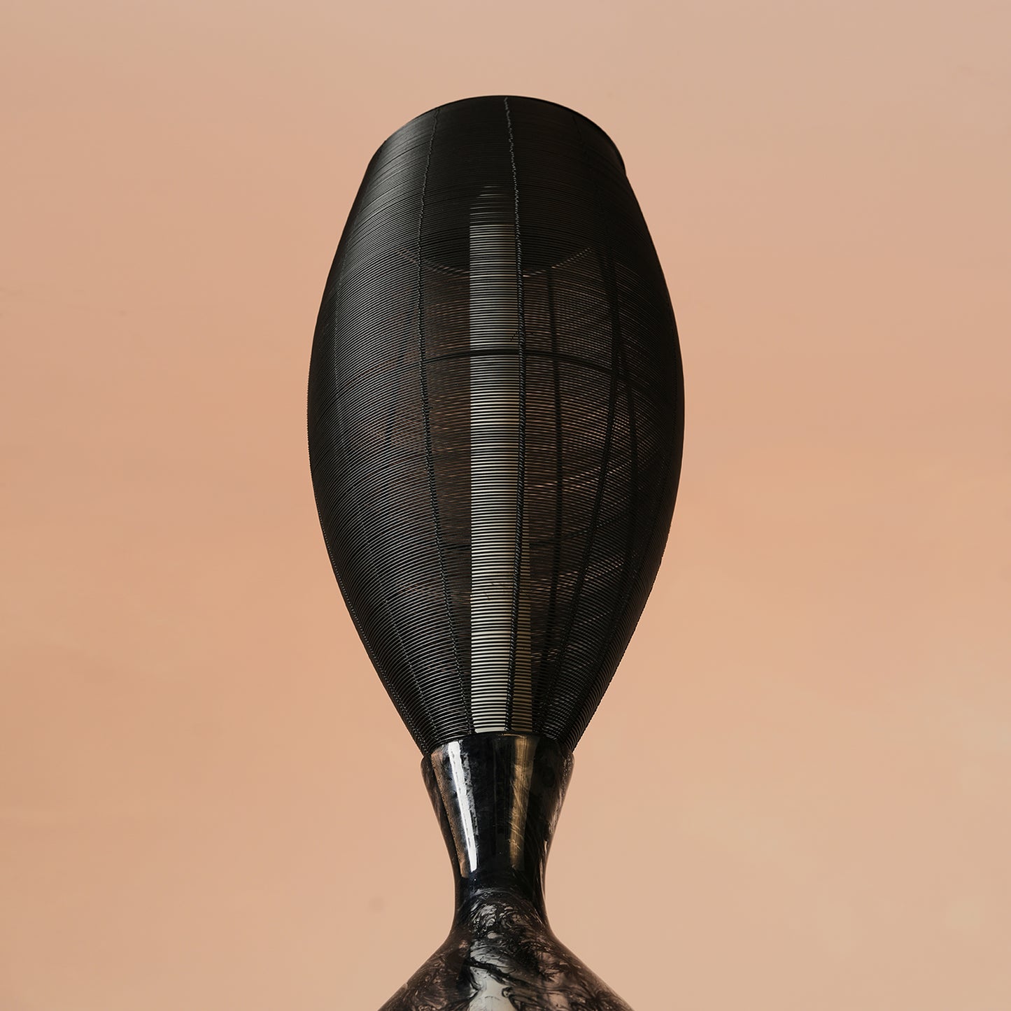 Notto Black Column Floor Lamp