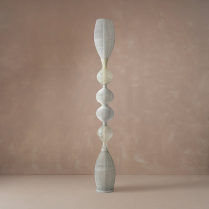 Notto White Column Floor Lamp