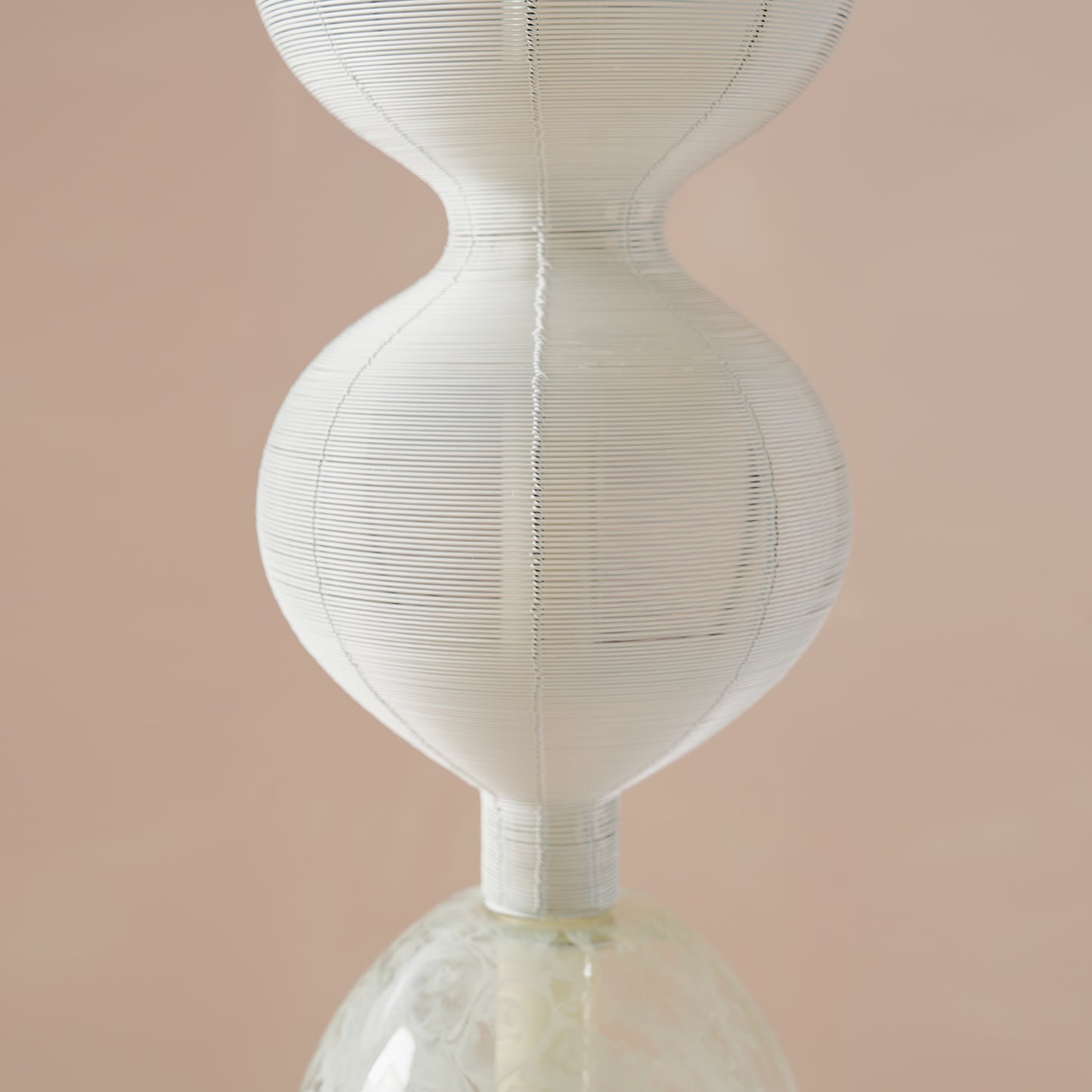 Notto White Column Floor Lamp