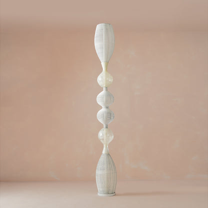 Notto White Column Floor Lamp