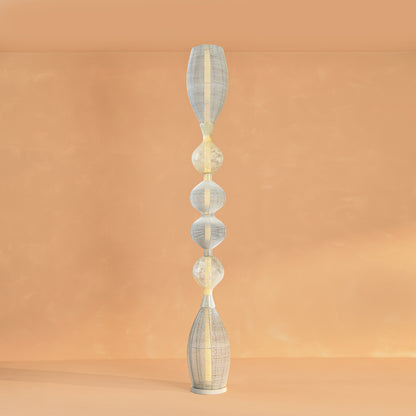 Notto White Column Floor Lamp