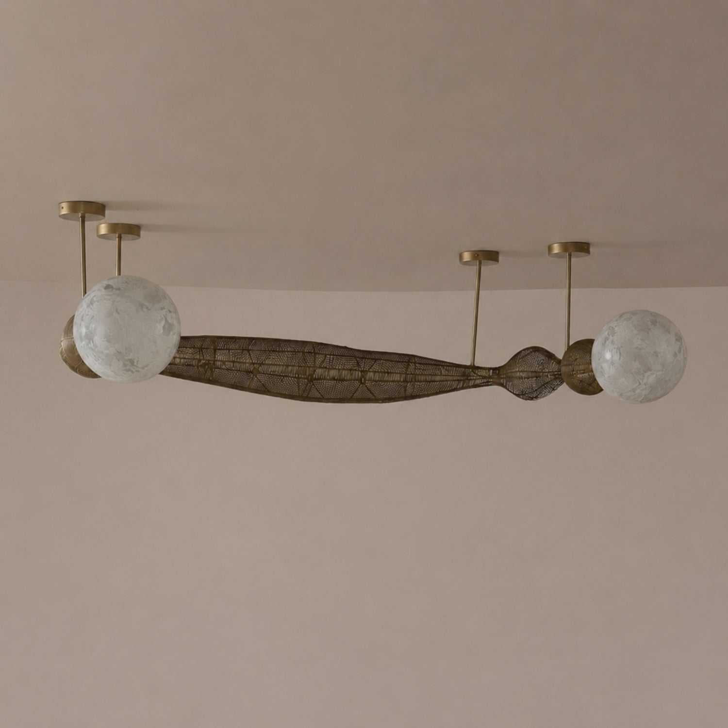 Buy Yaahvi by Nikita Bansal Dawn Arc Chandelier - Contemporary & Handcrafted Chandelier Online India
