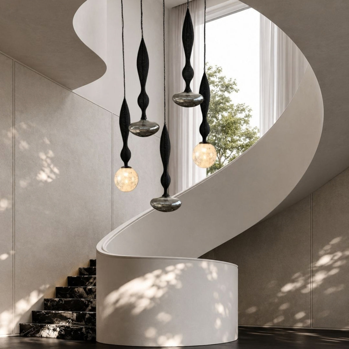 Buy Yaahvi by Nikita Bansal Dusk Hanging Lamp - Contemporary & Handcrafted Hanging Lamps Online India