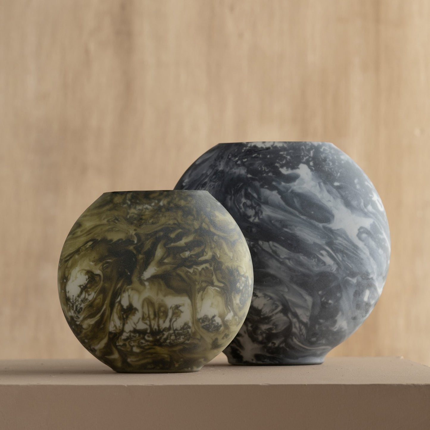 Buy Yaahvi by Nikita Bansal Bella Black Vase - Contemporary & Handcrafted Table Decor Online India