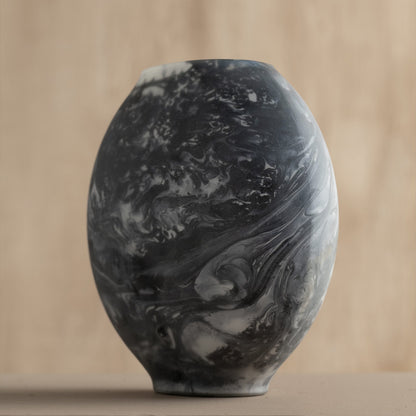 Buy Yaahvi by Nikita Bansal Bella Black Vase - Contemporary & Handcrafted Table Decor Online India