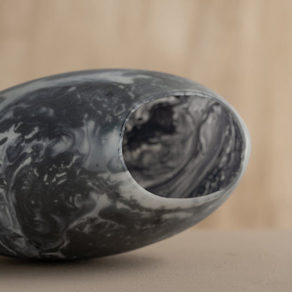 Buy Yaahvi by Nikita Bansal Bella Black Vase - Contemporary & Handcrafted Table Decor Online India