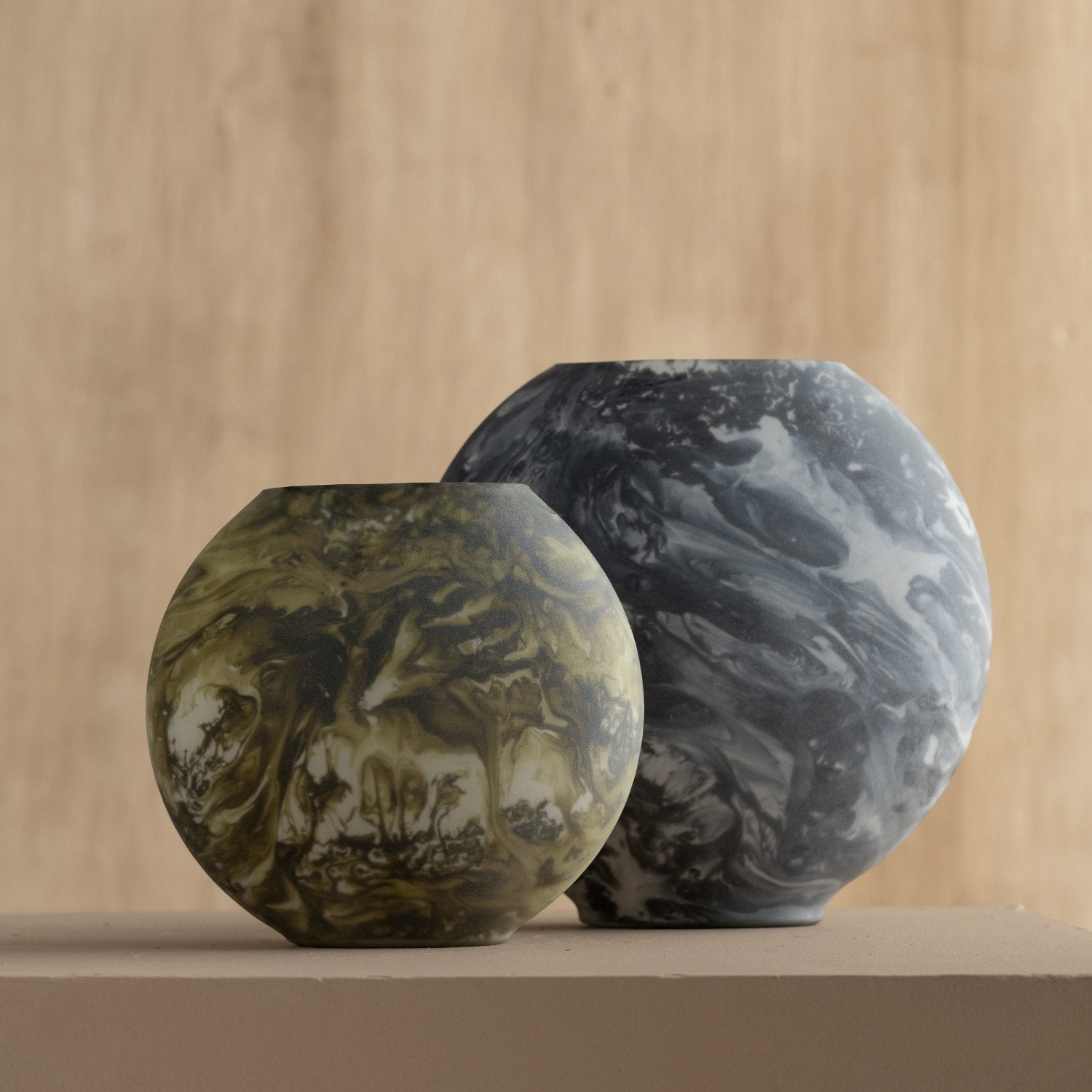 Bella Black Vase by Yaahvi by Nikita Bansal Decorative table vase