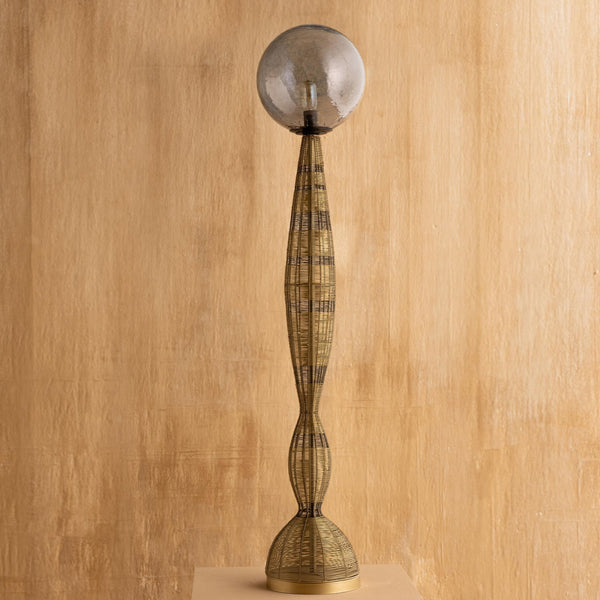 Dawn Golden Black Floor Lamp