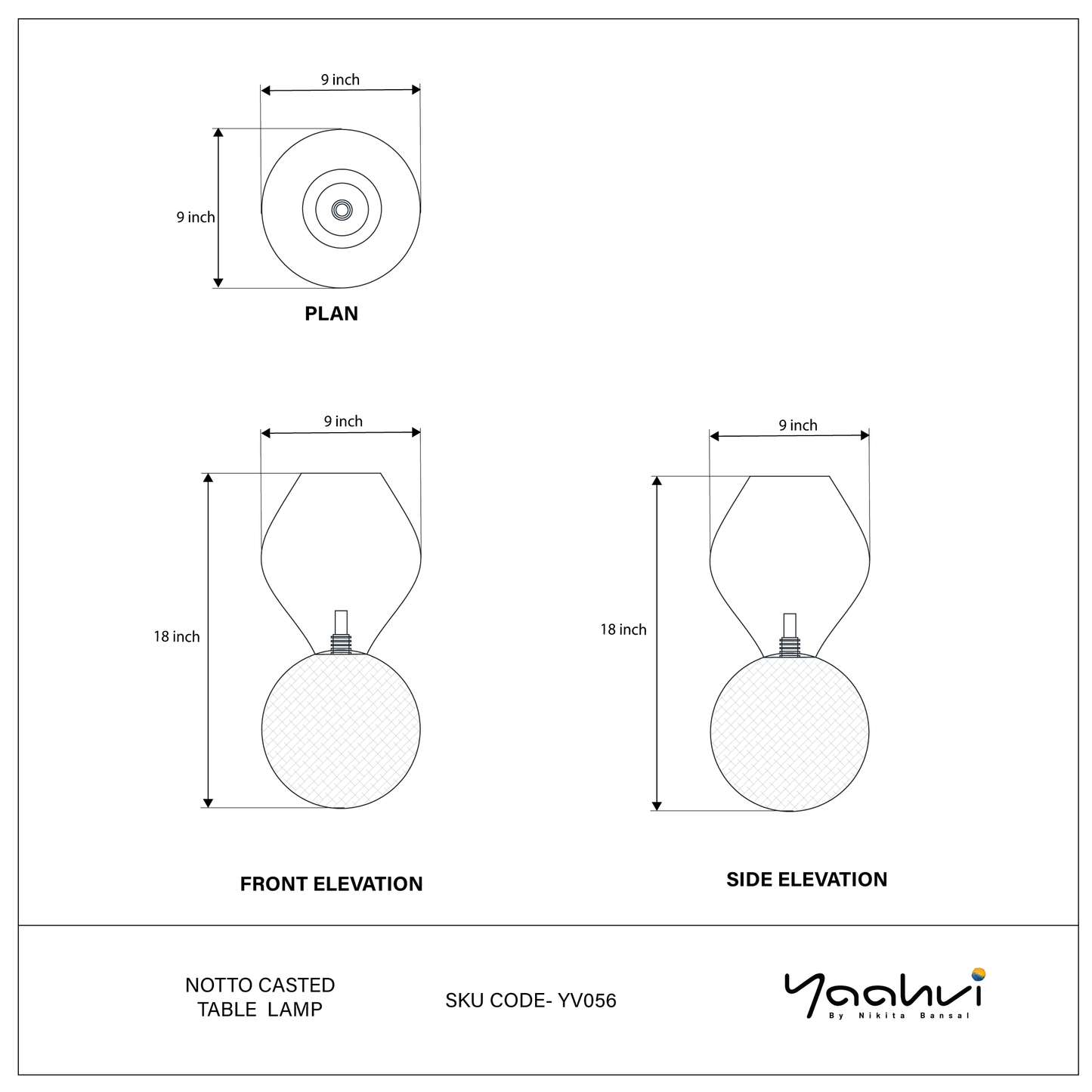 Notto Casted Table Lamp