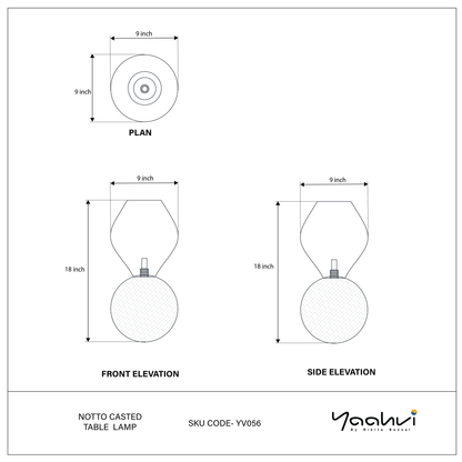 Notto Casted Table Lamp