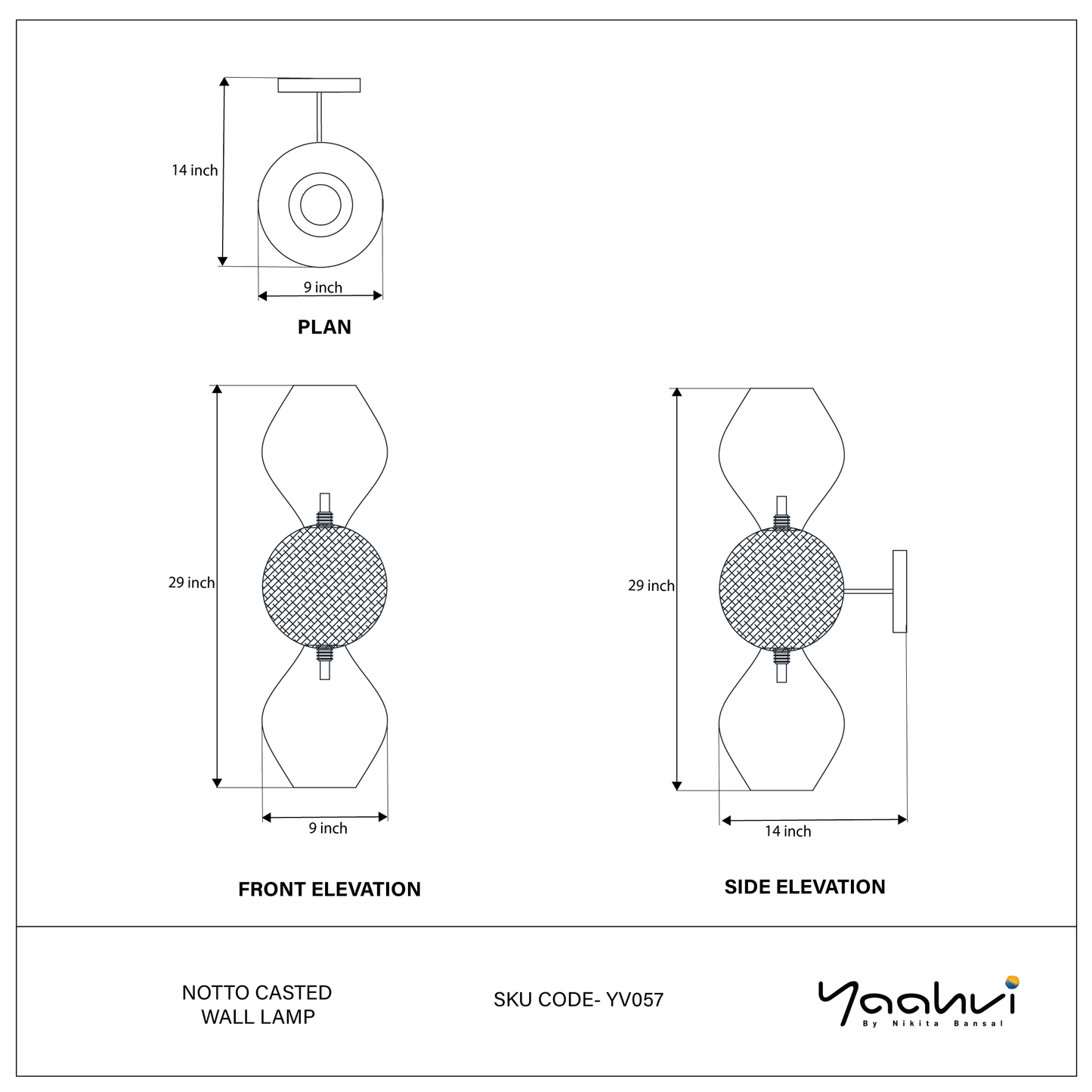 Notto Casted Wall Lamp