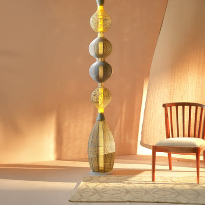 Notto White Column Floor Lamp