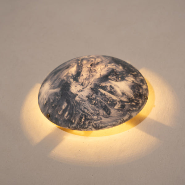Bella Black Dome Wall Lamp