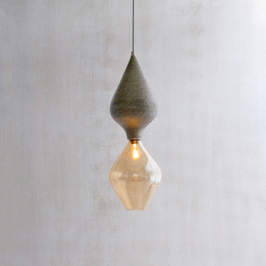 Twilight Hammered Hanging Lamp