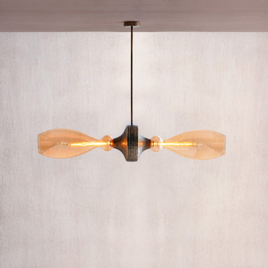 Alba Hammered Chandelier