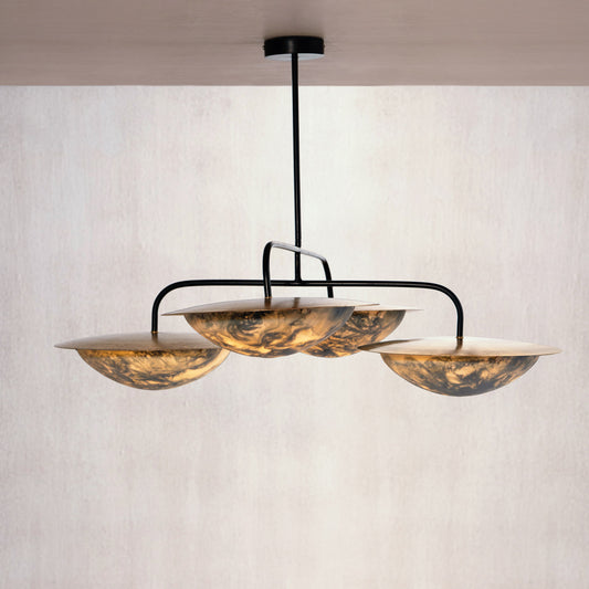 Bella Green Dome Chandelier