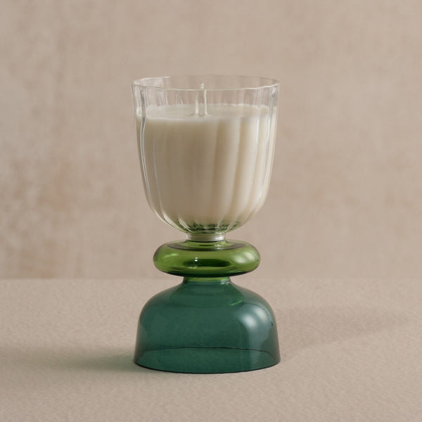 Varshini Teal Wax Votive