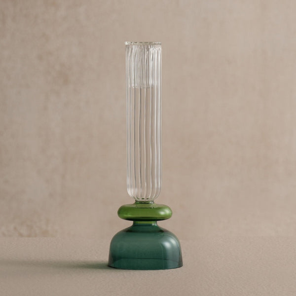 Varshini Teal Candle Holder