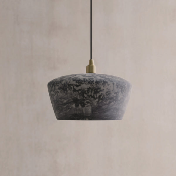 Bella Black Trapezoid Hanging Lamp
