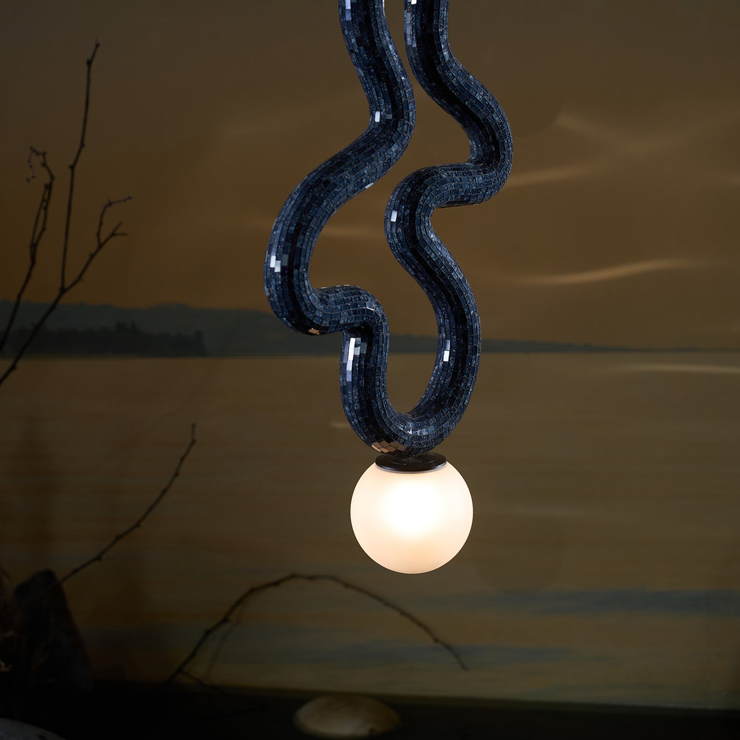 Buy Yaahvi by Nikita Bansal Reva Four Loop Hanging Lamp - Contemporary & Handcrafted Hanging Lamps Online India