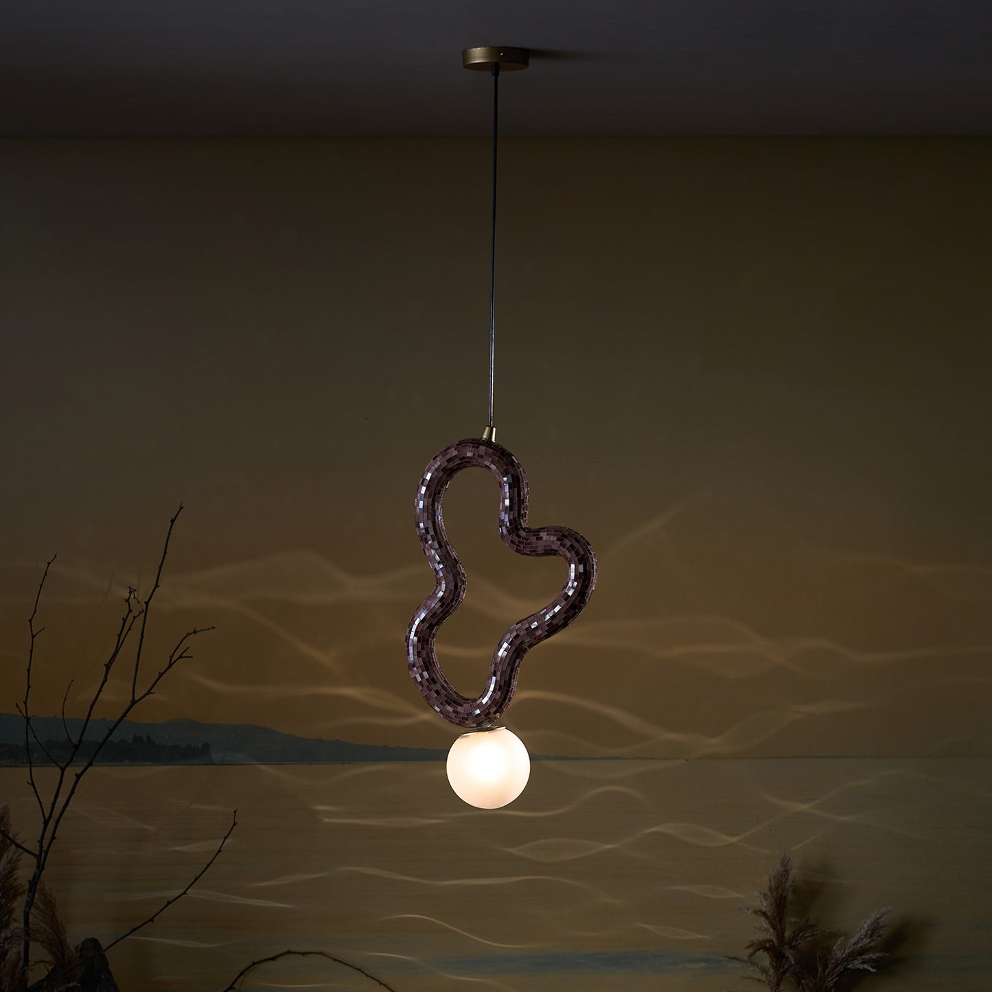 Buy Yaahvi by Nikita Bansal Reva Three Loop Hanging Lamp - Contemporary & Handcrafted Hanging Lamps Online India