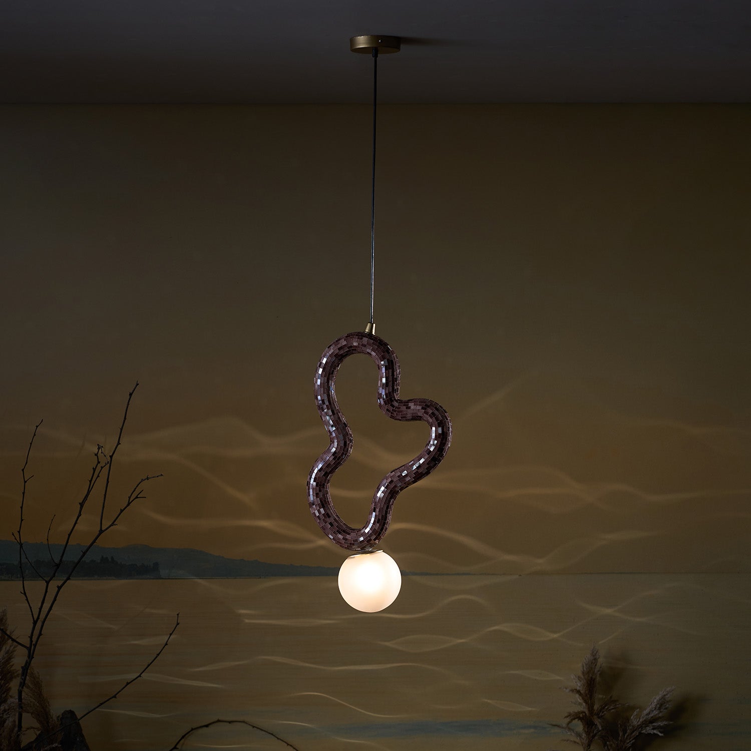 Buy Yaahvi by Nikita Bansal Reva Three Loop Hanging Lamp - Contemporary & Handcrafted Hanging Lamps Online India